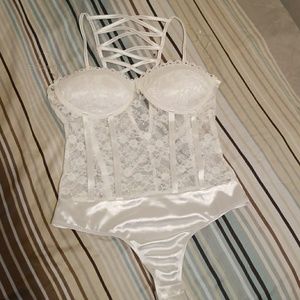 White Lace Bodysuit